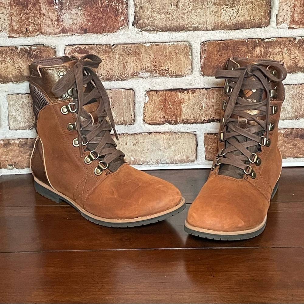 Columbia Women's Brown Lace-Up Boots - Picture 2 of 14
